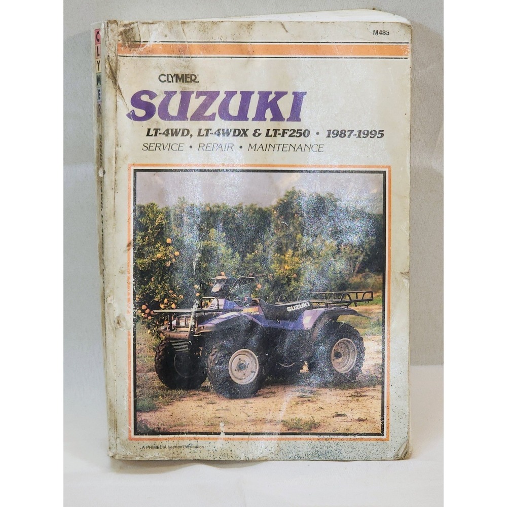🔥 87 - 95 SUZUKI LT-4WD / LT-4WDX / LF-F250 CLYMER  SERVICE MANUAL  🔥